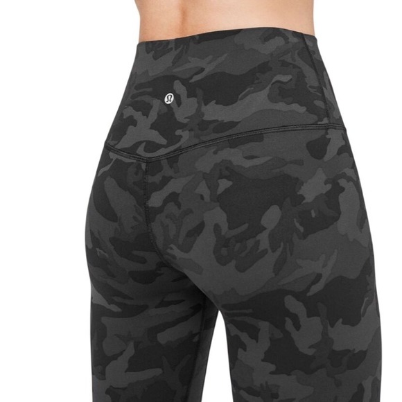 lululemon athletica Pants - Lululemon Align 28" High Rise Legging Camo Multi Grey Size 6